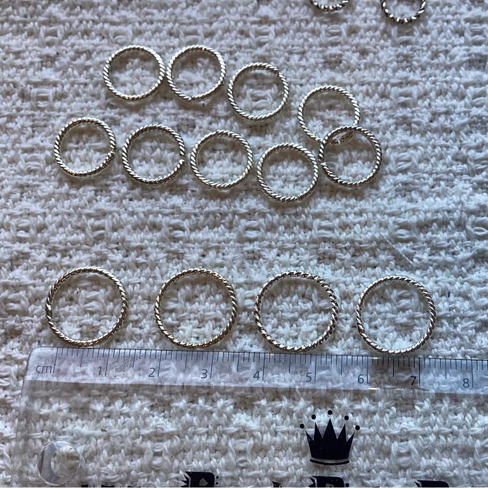 Jump Rings silver base metal - Picture 2 of 11